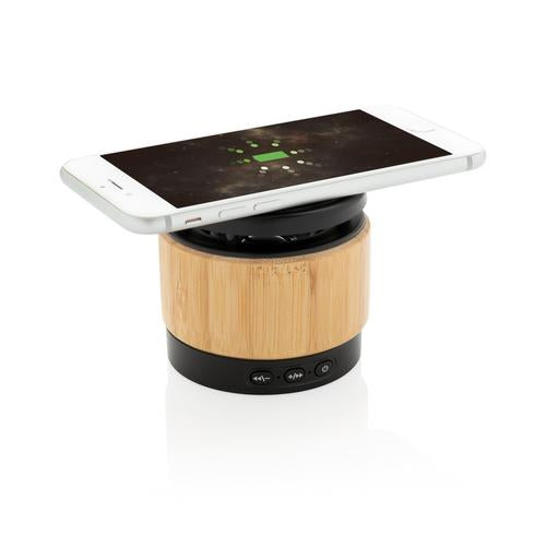 Speaker with wireless charger