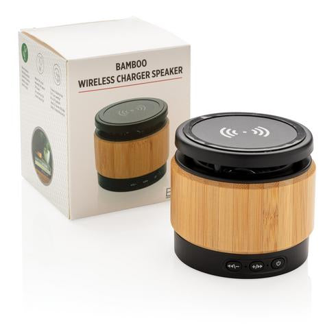 Speaker with wireless charger
