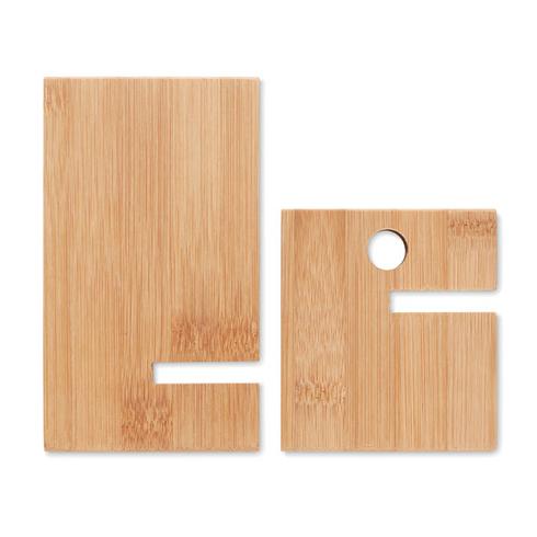 Bamboo phone stand