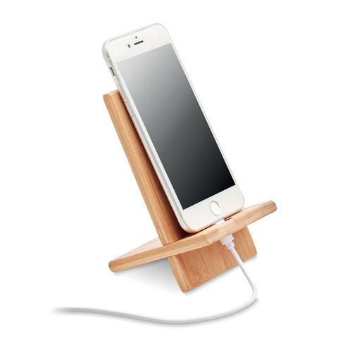 Bamboo phone stand