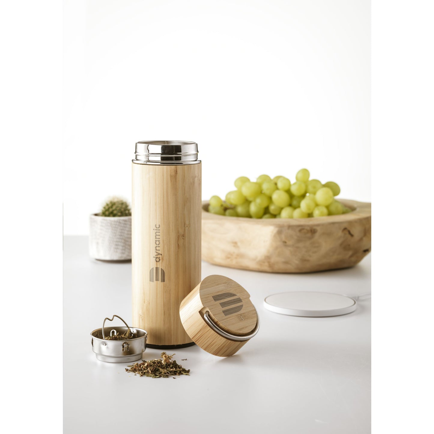 Osaka 360 ml bamboo thermos bottle/thermos mug