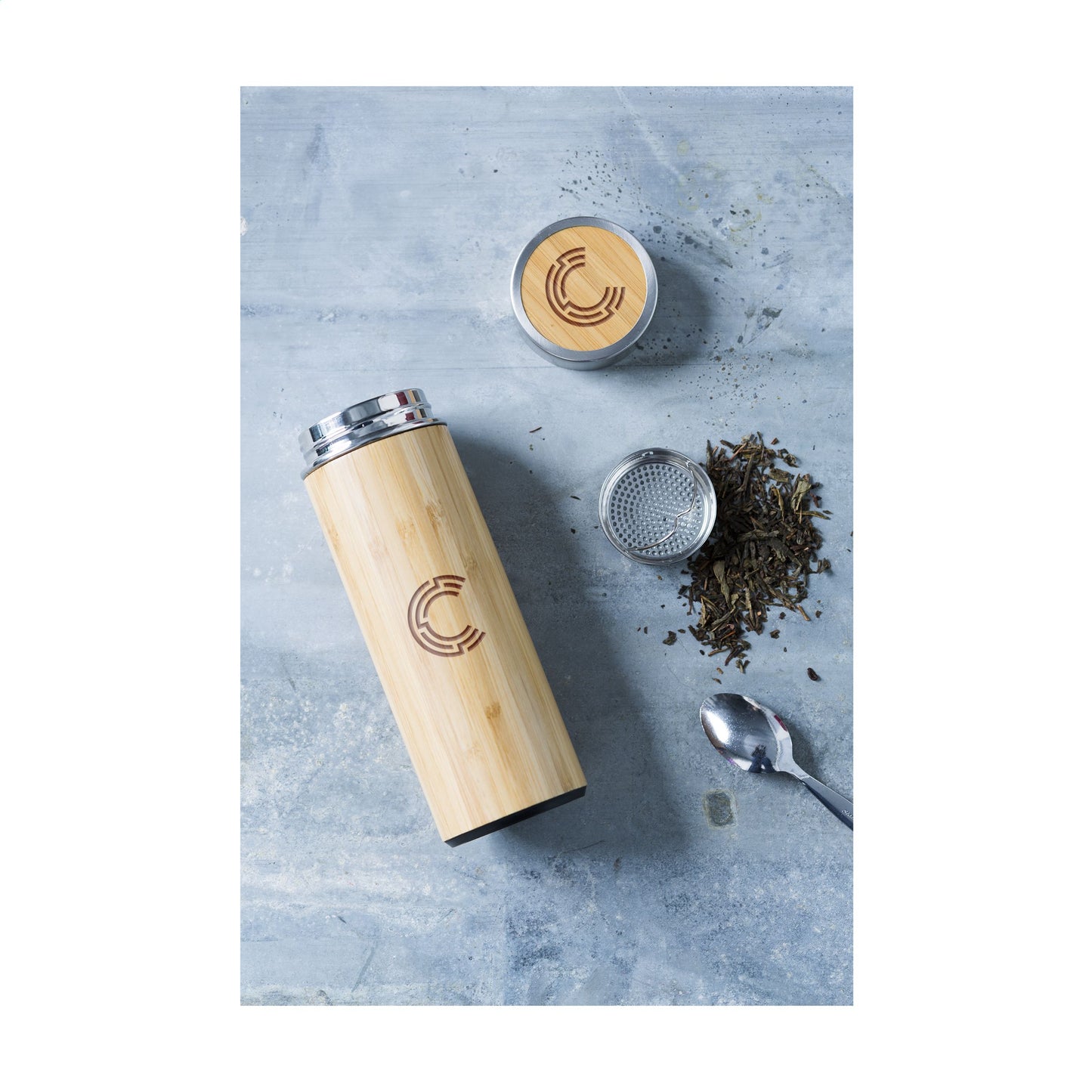 Osaka 360 ml bamboo thermos bottle/thermos mug