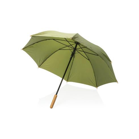 27'' Impact AWARE™ rPET 190T bamboo umbrella