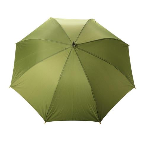 27'' Impact AWARE™ rPET 190T bamboo umbrella