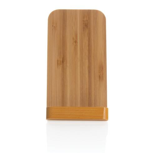 certified bamboo 5W wireless charging stand