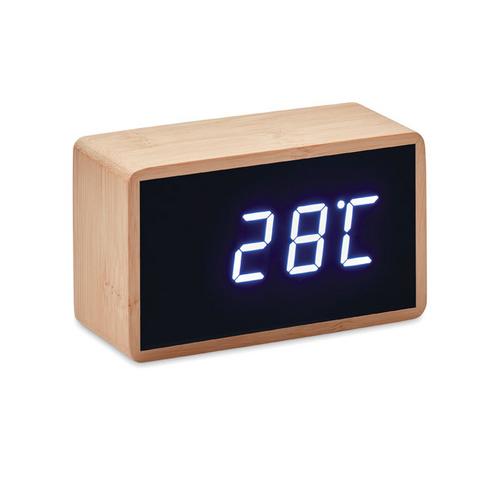 Bamboo alarm clock