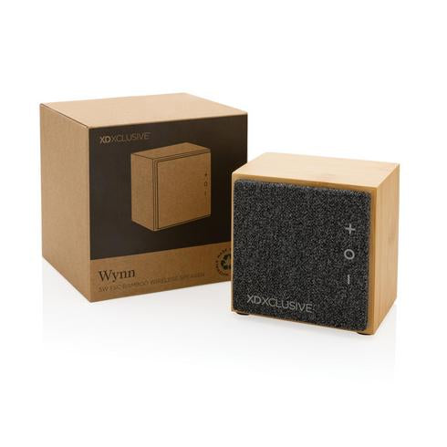 Wynn 5W wireless speaker in bamboo